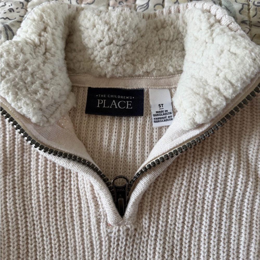 The Children's Place Ivory Knit Pullover